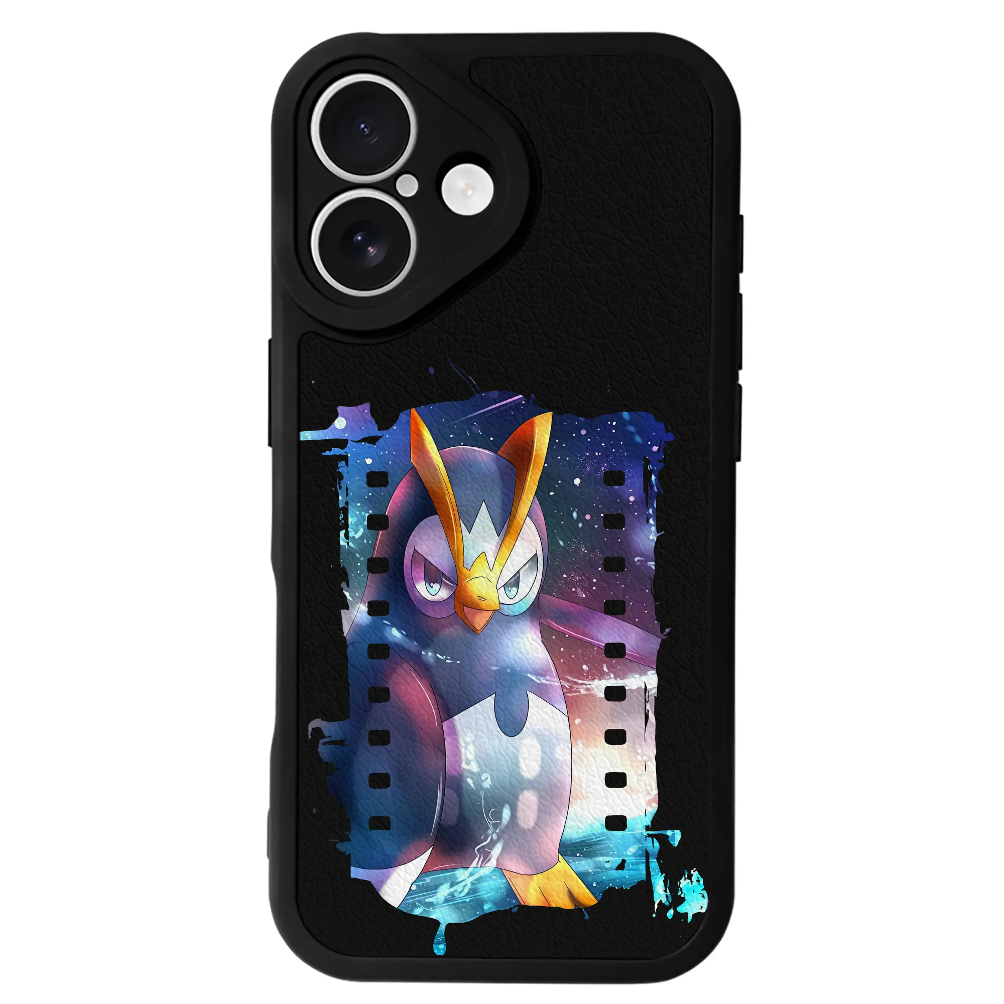 ポケモン グッズ,ポッチャマ - IPhone 16シリーズ対応 ・ シリコンスマホケース ・ レザー調 ・ 高精度フィット ・ 耐衝撃 ・ ワイヤレス充電対応 ・ 精密カット